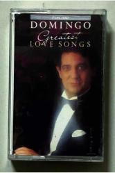 Placido Domingo Greatest Love Songs Kaset (Orjinal Dönem Baskı)