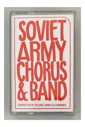 Soviet Army Chorus Band Kaset (Orjnal Dönem Baskı)
