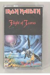 Iron Maiden Flight Of Icrus The Trooper Kaset (Orjnal 1990 Dönem Türk Kağıt Baskı Kaset)