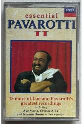 Esential Pavarotti II Kaset (Orjinal Dönem Kağıt Baskı Kaset)