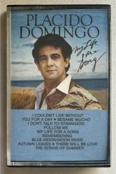 Placido Domingo My Life For A Song Kaset (Orjnal 1983 Dönem Hollanda Baskı Kaset)