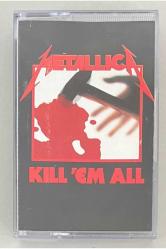 Metallica Kill Em All Kaset (Orjinal Dönem Kağıt Baskı Kaset)