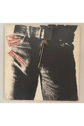 The Rolling Stones Sticky Fingers Lp Plak (Orjinal 1971 Dönem Avrupa Baskı Plak Fermuarlı Kapak)