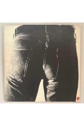 The Rolling Stones Sticky Fingers Lp Plak (Orjinal 1971 Dönem Avrupa Baskı Plak Fermuarlı Kapak)