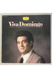 Placido Domingo Viva Domingo Lp Plak (Orijnal 1981 Almanya Dönem Baskı)