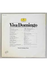 Placido Domingo Viva Domingo Lp Plak (Orijnal 1981 Almanya Dönem Baskı)