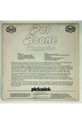Pat Boone Memories Lp Plak (1974 Ingiltere Baskı)