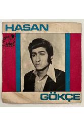 Hasan Gökçe Gariban - Sevenler Ah Çeker 45 lik Plak (Orjnal Dönem Baskı Plak)