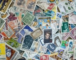 459 adet Damgalı dünya pulları lotu