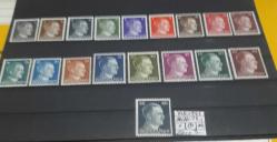 1941 D REİCH HİTLER DAMGASIZ MNH TAM SERİ