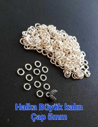 925 ayar GÜMÜŞ Halka 10 adet