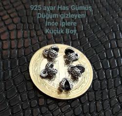 5 Adet 925 ayar GÜMÜŞ * Kapama / Düğüm gizleyen