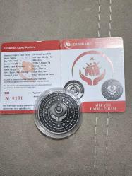 Darphane Hatıra Para Gümüş 1 Ons Aile Yılı Sertifikalı