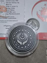 Darphane Hatıra Para Gümüş 1 Ons Aile Yılı Sertifikalı