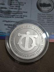 LOT.12 » Darphane Hatıra Para Gümüş 1 Ons Deniz Ticaret Odası Sertifikalı