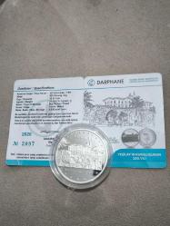 LOT.11 » Darphane Hatıra Para Gümüş 1 Ons Yeşilay'ın Kuruluşunun 100. Yılı Sertifikalı