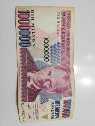 1 MİLYON TÜRK LİRASI 1000000 SERİ C82 932362 çok temiz