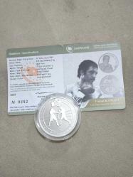 Darphane Hatıra Para Gümüş 1 Ons Cemal Kamacı Sertifikalı