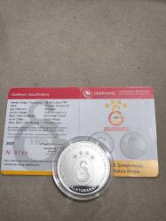 Darphane Hatıra Para Gümüş 1 Ons Galatasaray Sertifikalı