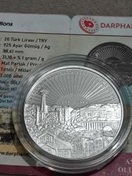 Darphane Hatıra Para Gümüş 1 Ons Ankara'nın Başkent Oluşu Sertifikalı