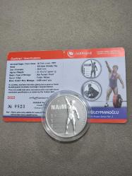 Darphane Hatıra Para Gümüş 1 Ons Ankara'nın Naim Süleymanoğlu Sertifikalı