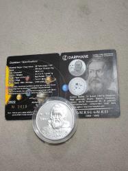 LOT.2 » Darphane Hatıra Para Gümüş 1 Ons Ankara'nın Galileo Sertifikalı