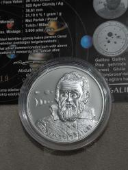 Darphane Hatıra Para Gümüş 1 Ons Ankara'nın Galileo Sertifikalı