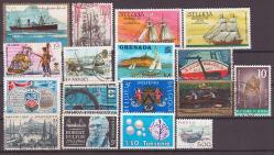 LOT.7 » Deniz ve Deniz Araçları Temalı Tematik Pul Lotu - YL866