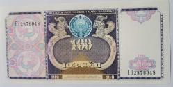 ÖZBEKİSTAN  1994  100 SOM    KAĞIT PARA