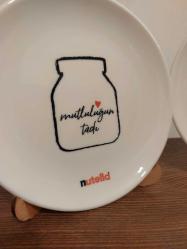 Nutella 2'li Porselen Tabak