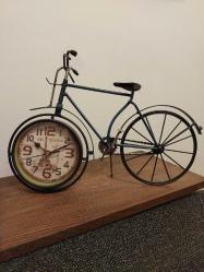 Metal Eyfel Bisiklet Masa Saati