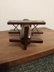 Ahşap Uçak Masa Saati