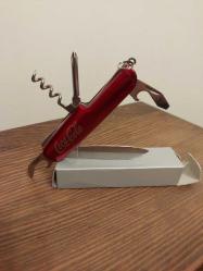 Coca-Cola Kırmızı Metal Çok Amaçlı Çakı