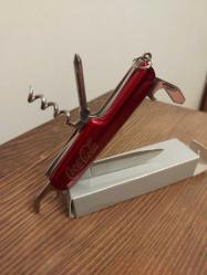 Coca-Cola Kırmızı Metal Çok Amaçlı Çakı