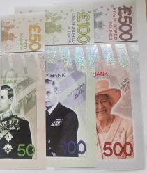 İNGİLTERE  FANTAZİ  PARA SETİ  6  ADET   KAĞIT PARA