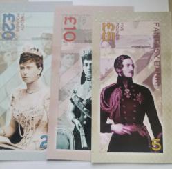 İNGİLTERE  FANTAZİ  PARA SETİ  6  ADET   KAĞIT PARA