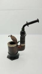 PİPO NEFİS GÖRSELLİKTE VE KALİTEDE GÖVDESİ GÜL AĞAÇ OYMA ALMAN AVCI PİPOSU 172