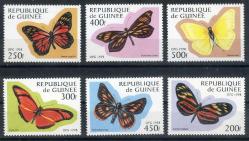 Koleksiyon Pulları,1998 Gine Cumhuriyeti Afrika,6 Pulluk Damgasız Kelebekler Konulu Anı Serisi, Kia-4