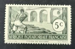Fransız Ekvator Afrikası 1937 _ damgasız