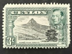 İngiliz Sömürgesi Seylan-1938_ damgalı