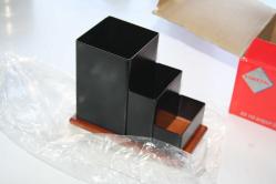 3 LÜ KALEMLİK VEYA BENZERI BİŞEY SIFIR  ESMETAL ES 110 AHŞAP ÜÇLÜ SET METAL (ÇİFTRAF