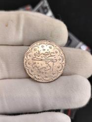 Sultan Reşat 1327/2 Edirne Seyehat Baskı Gümüş 5 Kuruş Çil