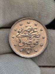 Sultan Reşat 1327/3 Kosova Seyehat Baskı Gümüş 2 Kuruş Çil