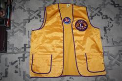 LOT.3 » 1980'lerden Kalma LIONS INTERNATIONAL Üyelik Ödülü Wisconsin Yeleği VE BROŞ  (KİTAP RAF