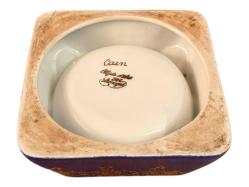 Fransız limoges porselen küllük - 11 cm 11 cm 4 cm ölçülerinde