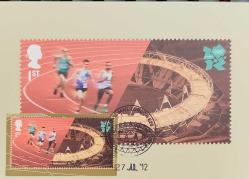 2012 Londra Olimpiyatları Atletizm temalı maksimum kart