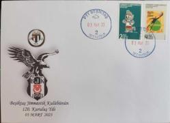 2023 Beşiktaş Kulübünün Kuruluşı,unun 120. yılı konulu zarf