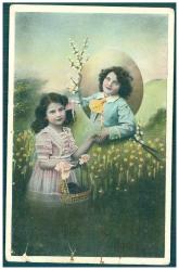 1900-30’lar Sonradan Renklendirme Sevda Kartı, Haliyle