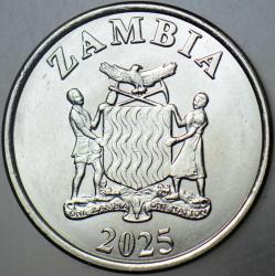 ZAMBİYA 1 KWACHA 2025 ZAMBİYA ÇİL.