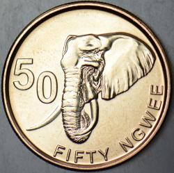 ZAMBİYA 50 NGWEE 2025 ZAMBİYA ÇİL.